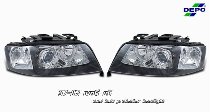 Audi A6 Option Racing Projector Headlight - 11-11109