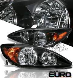 Toyota Camry Option Racing Headlights - Black - 10-44284