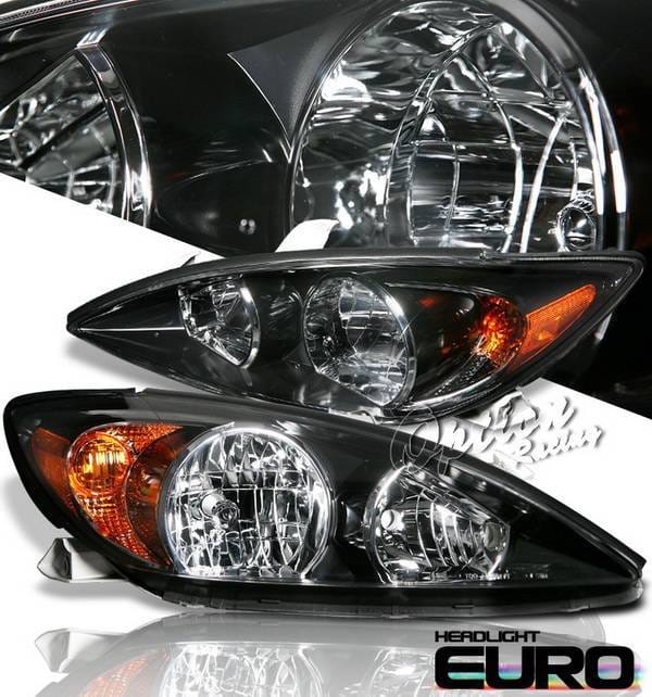 Toyota Camry Option Racing Headlights - Black - 10-44284