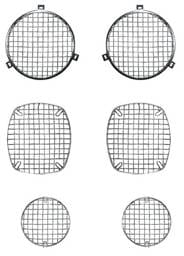 Rugged Ridge Stone Guard Kit - Head Light Protectors - 6 Piece - Stainless - 11102-01