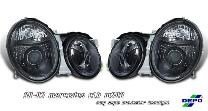 Mercedes-Benz CLK Option Racing Projector Headlight - 11-32213
