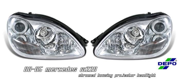 Mercedes-Benz S Class Option Racing Projector Headlight - 11-32234