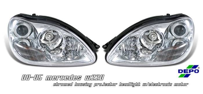 Mercedes-Benz S Class Option Racing Projector Headlight - 11-32235