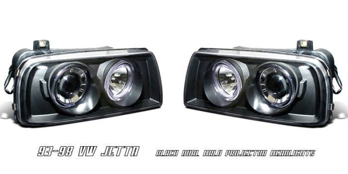 Volkswagen Jetta Option Racing Projector Headlight - 11-45266