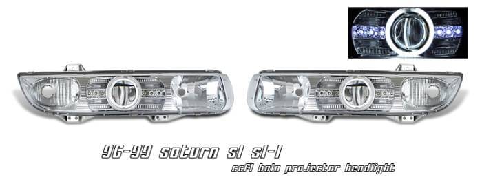 Saturn SL Option Racing CCFL Projector Headlight - 12-40127