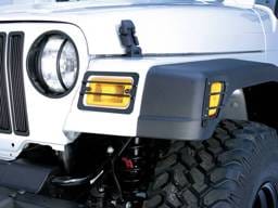Omix Headlight Bezel - Black - 12419-24