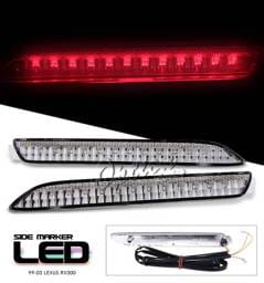 Lexus RX Option Racing Side Marker - Smoke LED Light With Brake Function - 16-29114