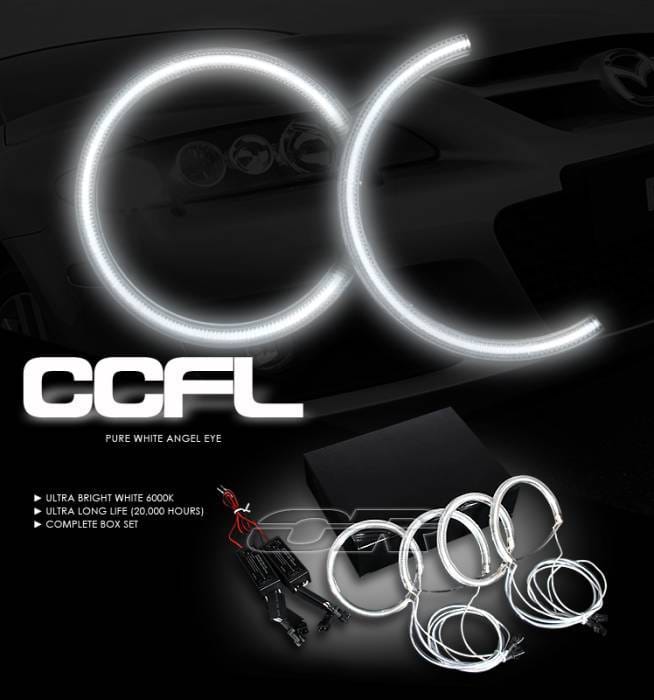 Mazda 3 Option Racing CCFL Halo Ring for Headlights - 13-31111