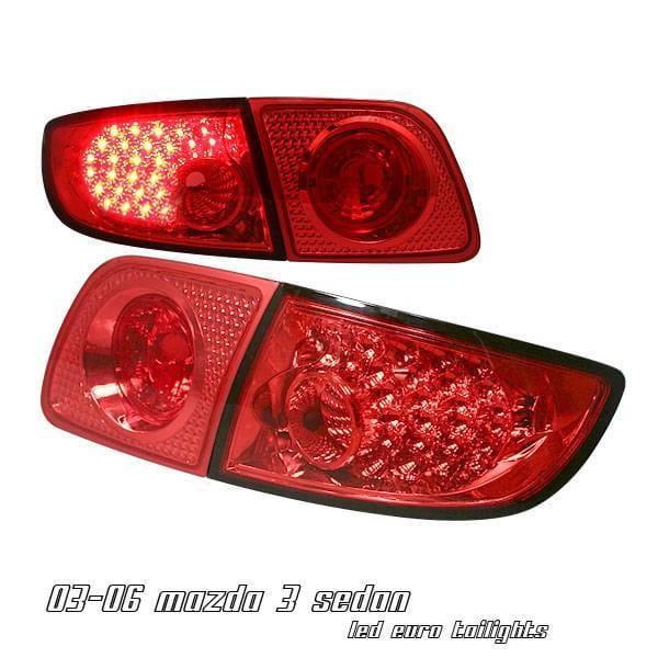 Mazda 3 Option Racing LED Taillight - 17-31289