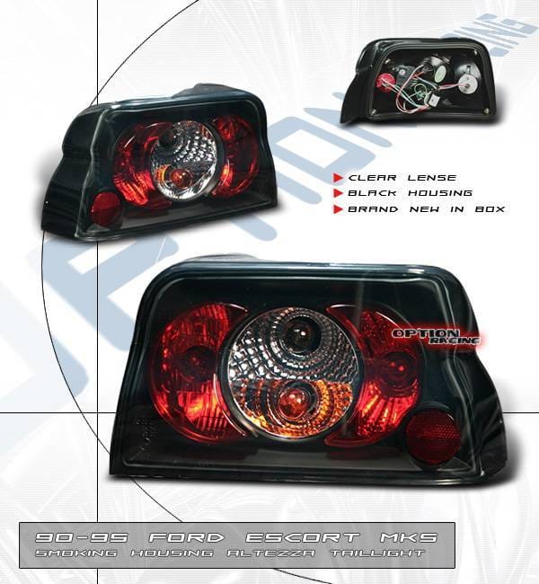Ford Escort Option Racing Taillights - Smoke Altezza - 18-18120