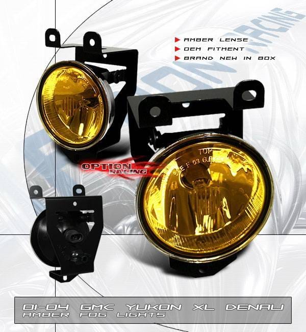 GMC Yukon Option Racing Fog Light Kit - Amber - 28-15110