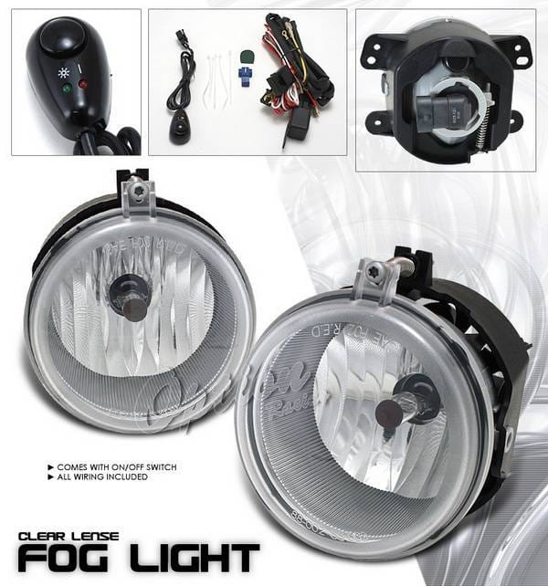 Chrysler Sebring Option Racing Fog Light Kit - Clear - 28-16210