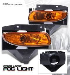 Ford Mustang Option Racing Fog Light Kit - Amber - 28-18123