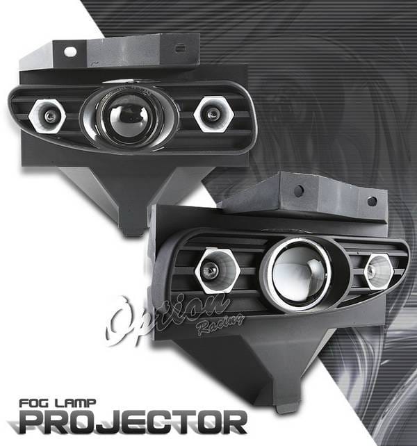 Ford Mustang Option Racing Fog Light Kit - Halo Projector - 28-18246