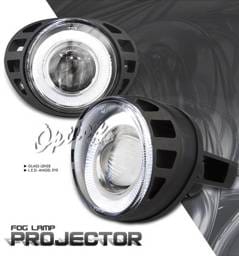 Dodge Caravan Option Racing Fog Light Kit - Halo Projector - 28-17232