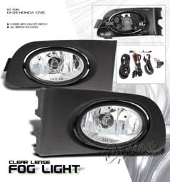 Honda Civic Option Racing Fog Light Kit - 28-20180
