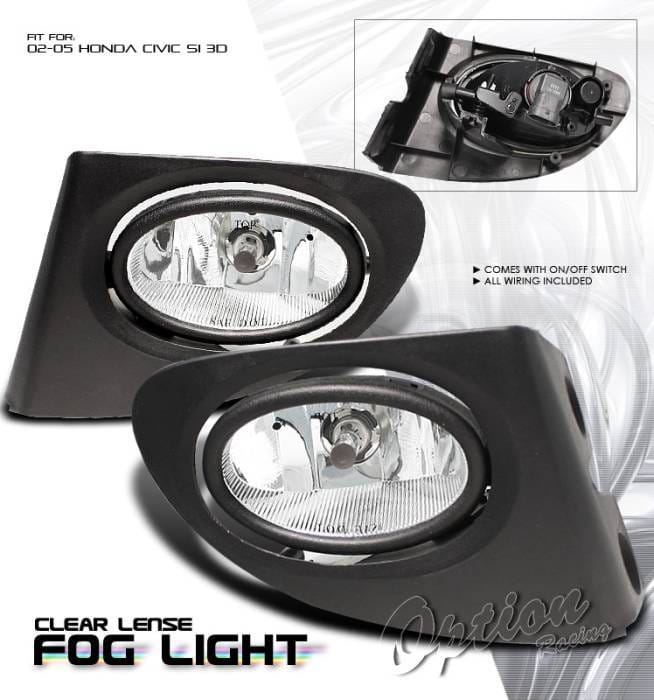 Honda Civic Option Racing Fog Light Kit - 28-20197