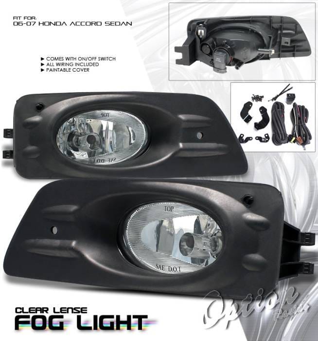 Honda Accord Option Racing Fog Light Kit - 28-20199