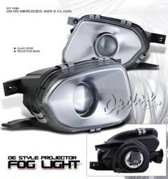 Mercedes-Benz E Class Option Racing Fog Light Kit - Projector Type OEM Style - 28-32170