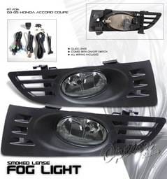 Honda Accord 2DR Option Racing Fog Light Kit with Wiring Kit - Smoke - 28-20210