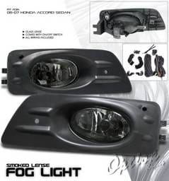 Honda Accord 4DR Option Racing Fog Light Kit with Wiring Kit - Smoke - 28-20216