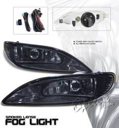 Toyota Corolla Option Racing Fog Light Kit with Wiring Kit - Smoke - 28-44208