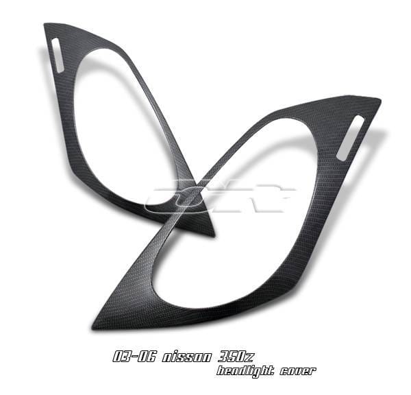 Nissan 350Z Option Racing Headlight Eyelids - 49-36119
