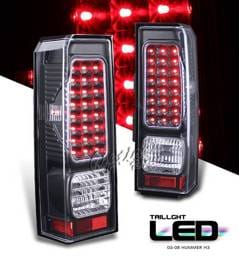 Hummer H3 Option Racing LED Taillights - Black Full LED Version - 75-21332