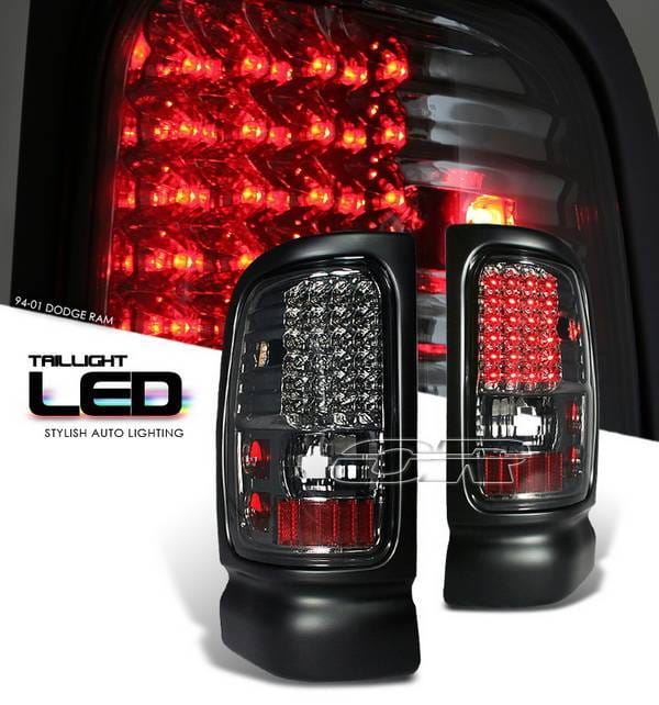 Dodge Ram Option Racing LED Taillights - Smoke Full LED Version - 75-17183