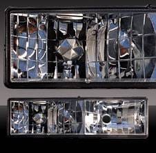 GMC CK Truck Pilot Chrome Headlight - Pair - HL-601MR