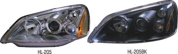 Honda Civic 2DR & 4DR Pilot Projector Headlight - Pair - HL-205