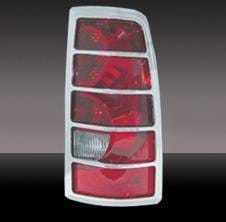 Chevrolet CK Truck Pilot Chrome ABS Taillight Cover - Pair - SDL-101