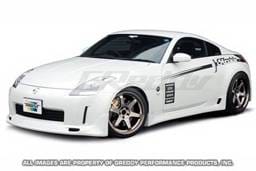 Nissan 350Z Greddy Gracer Aero-Style Side Skirts - Fiber Reinforced Plastic - 17020236