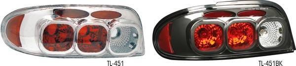 Nissan Altima Pilot Chrome Taillight - Pair - TL-451