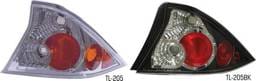 Honda Civic 2DR Pilot Chrome Taillight - Pair - TL-205