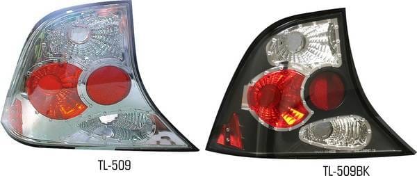 Ford Focus 4DR Pilot Chrome Taillight - Pair - TL-509