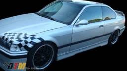 BMW 3 Series DTM Fiberwerkz HM Style Side Skirts - E36-HM-STYLE