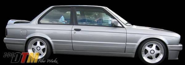 BMW 3 Series DTM Fiberwerkz Mtech II Style Side Skirts with Door Panels - E30-MTECH-II thumbnail 4