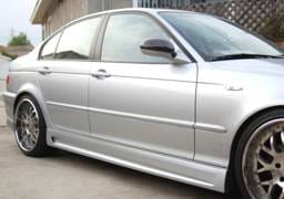 BMW 3 Series DTM Fiberwerkz GTR Style Side Skirts - E46 GTR SIDE
