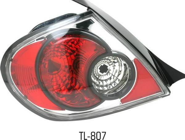 Dodge Neon Pilot Chrome Taillight - Pair - TL-807