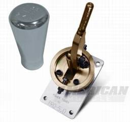 Ford Mustang Pro-5 Shifter and Polished Billet Shift Knob Combo Pack - 51006