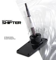 Nissan 240SX Option Racing Short Shifter - Black Chrome - 62-36118