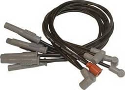 Chrysler MSD Ignition Wire Set - Black Super Conductor - Socket - 31313
