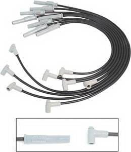 Jeep MSD Ignition Wire Set - Black Super Conductor - 32233