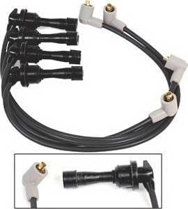 Mitsubishi Eclipse MSD Ignition Wire Set - Black Super Conductor - 32713