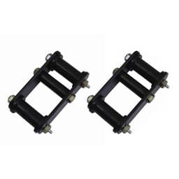 Omix Shackle - Greaseable - Heavy Duty with Bushings - Will Provide 1 inch Lift To Wrangler - 18265-15