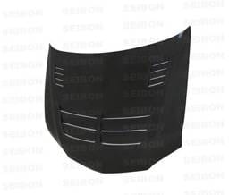 Mitsubishi Evolution 8 Seibon TS Style Carbon Fiber Hood - HD0305MITEVO8-TS