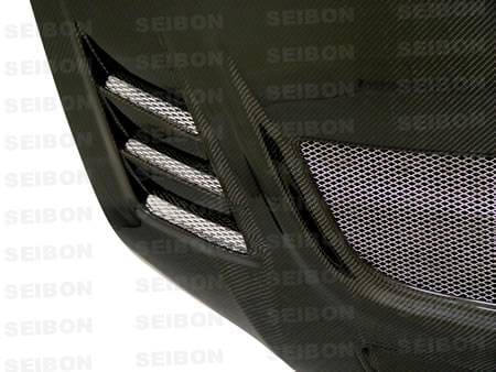 Mitsubishi Lancer CW Seibon Carbon Fiber Body Kit- Hood!! HD0305MITEVO8-CW thumbnail 3