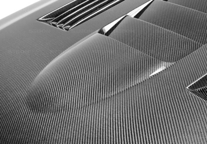 Ford Mustang Seibon SS Style Carbon Fiber Hood - HD0506FDMU-SS thumbnail 2