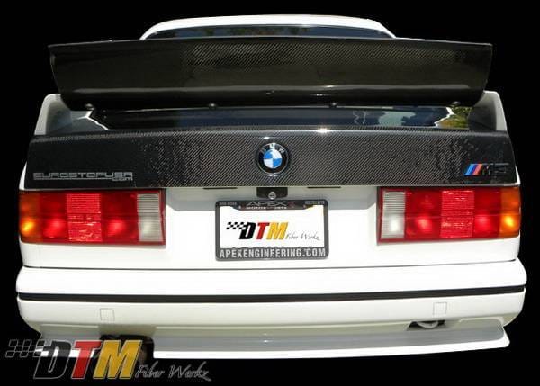 BMW 3 Series DTM Fiberwerkz OEM Style Trunk- CFRP - E30-M3-OEM-S thumbnail 4